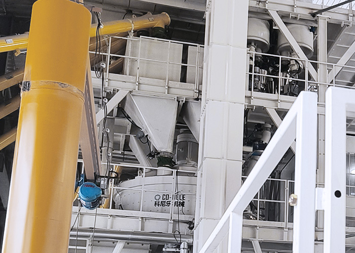 2方行星混凝土攪拌機用于生產風電塔筒管片